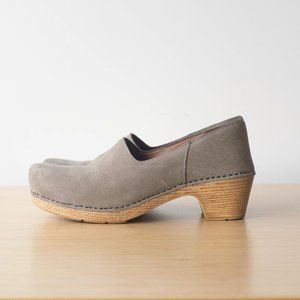 Nubuck Leather Clogs